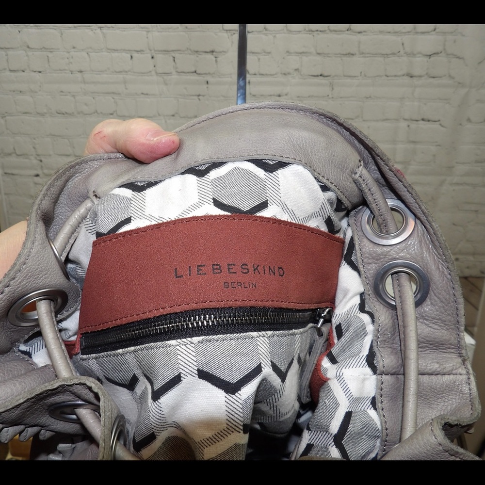 Liebeskind Berlin Gray leather multi wear bag - Picture 5 of 7